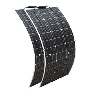 Flexibles Solarpanel 200W 24V/12V Monokristallin biegsam
