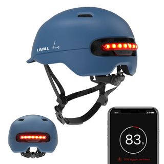 LIVALL Smart Helm C20 Fahrradhelm mit Auto-Sensor-LED, LED-Rückleuchten, Blinker
