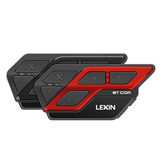 LEXIN ET COM Motorradhelm Headset Bluetooth 5.0 2Stück