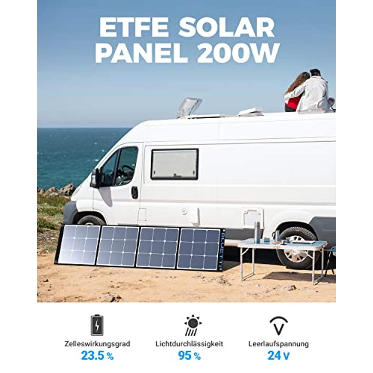 Bluetti Solargenerator 537Wh tragbare Powerstation