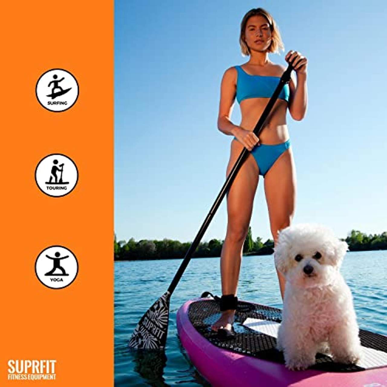 Suprfit SUP Board I Stand up Paddle Board I Komplettset: Paddelboard