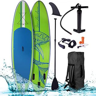 in.tec® Stand Up Paddle Board 305cm Surfboard SUP Paddelboard Wellenreiter 