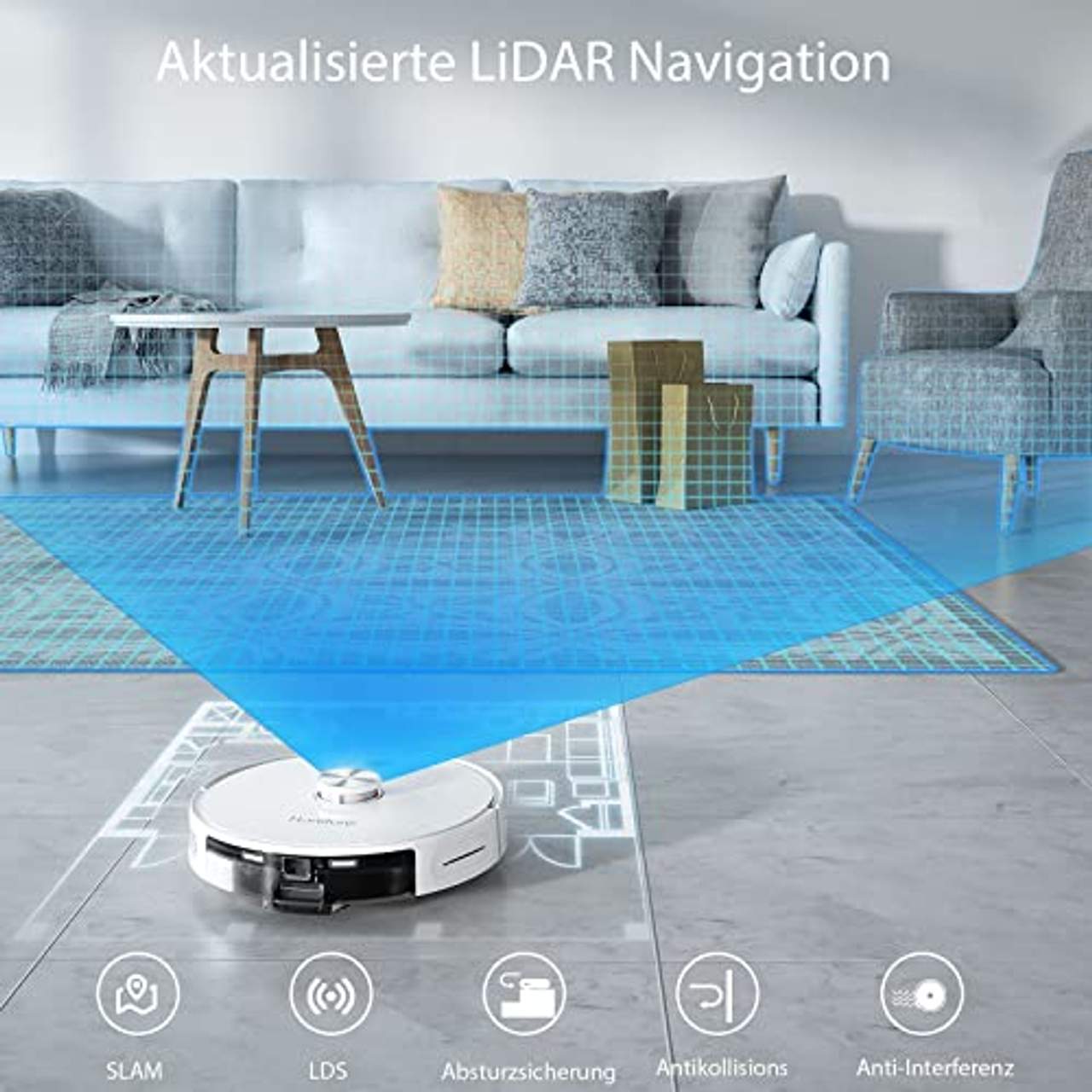 HONITURE Staubsauger Roboter Q6 Pro