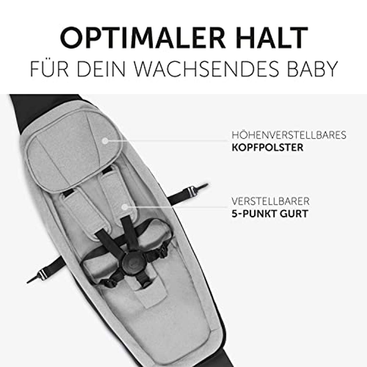 Hauck Babysitz für Fahrradanhänger Dryk DUO Baby Lounger
