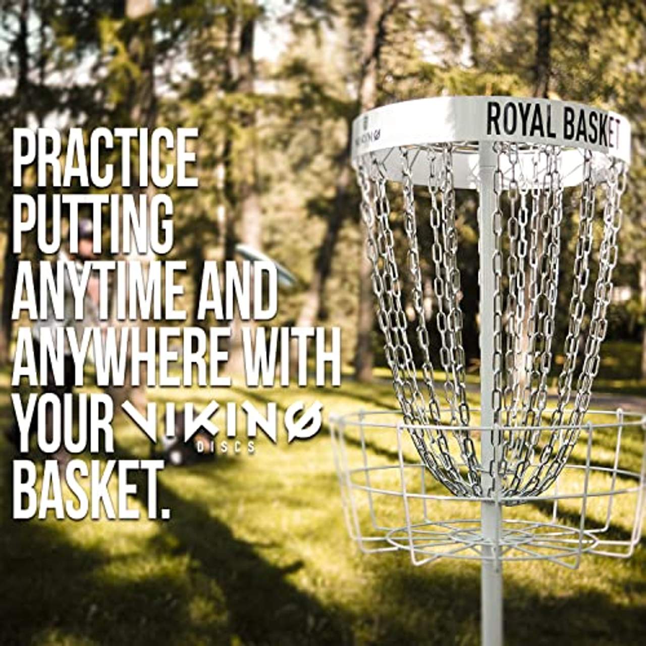 Viking Discs Royal Basket Disc Golf Korb 143 cm hoch Pdga Approved