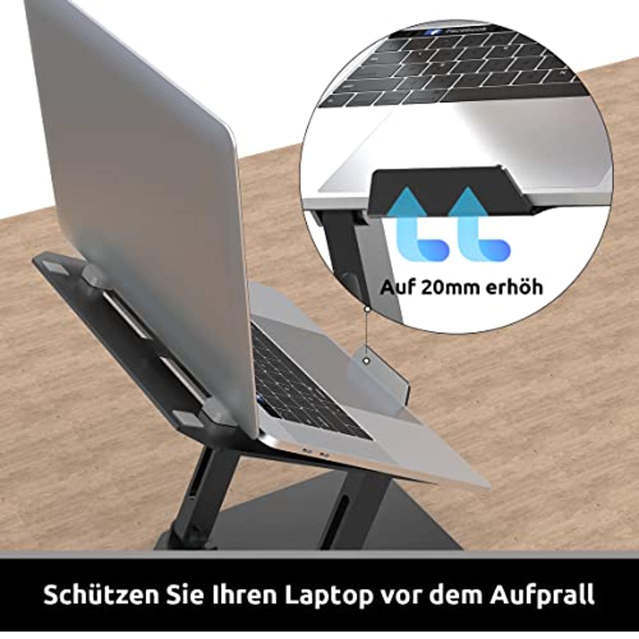TATE GUARD Laptopständer Faltbarer Laptop-Riser