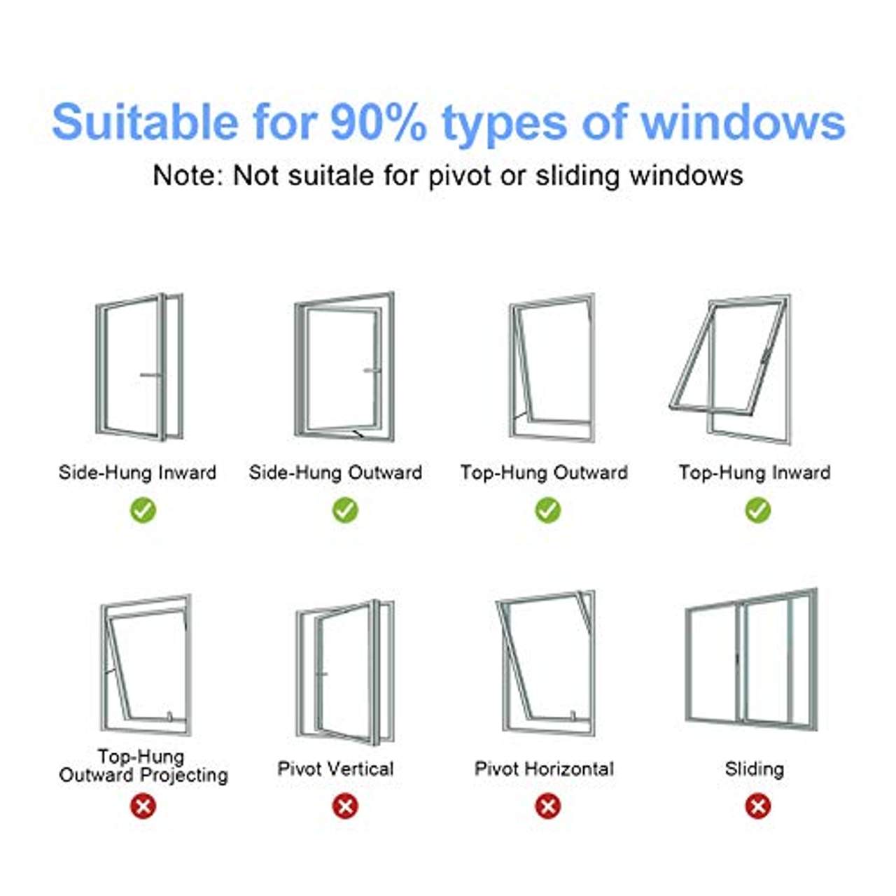 MYCARBON Fensterabdichtung für mobile Klimageräte 500cm ohne Bohren klimaanlage fensterabdichtung