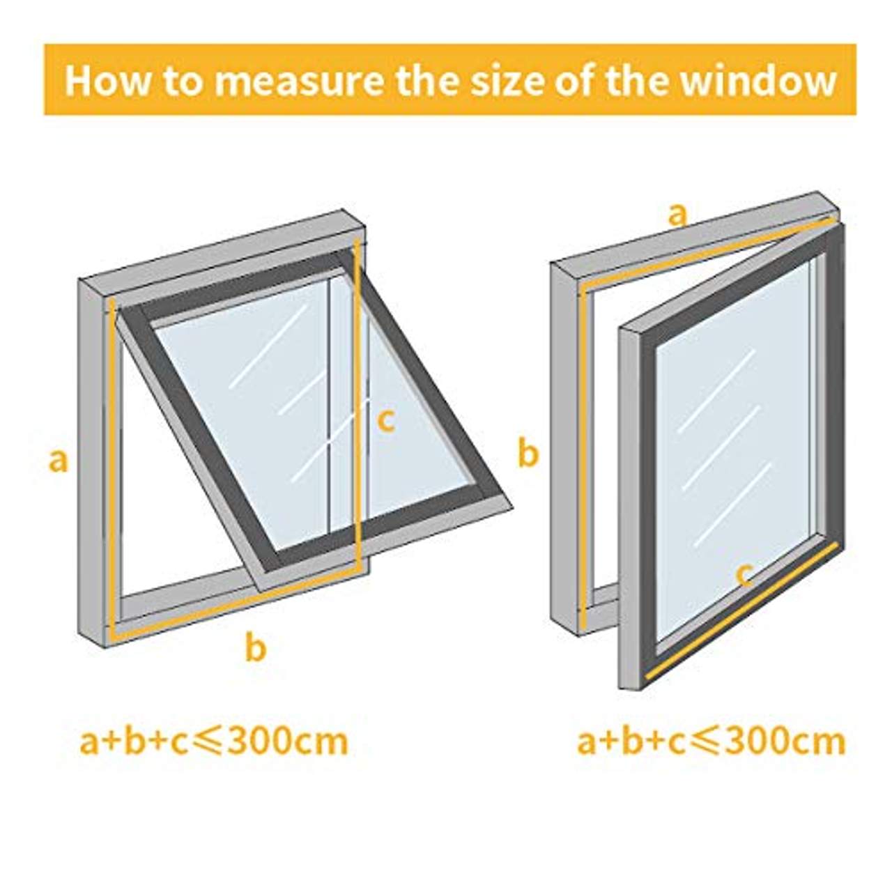 Sekey Fensterabdichtung für Mobile Klimageräte 300×45 CM