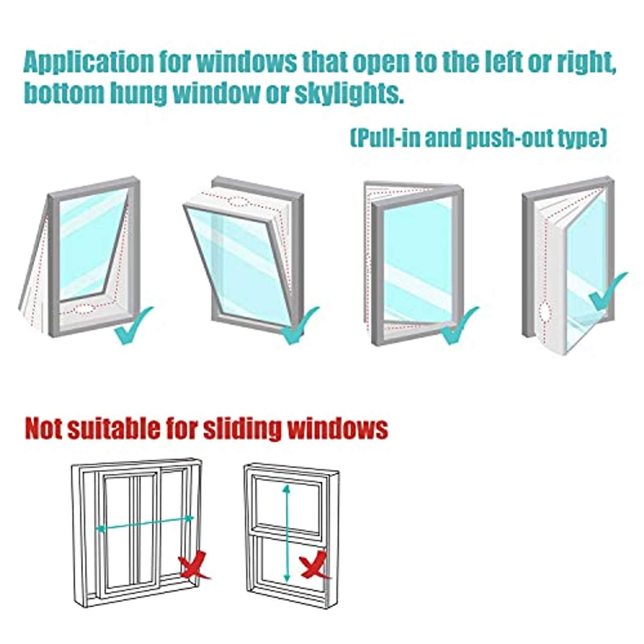 Machine-Ya Fensterabdichtung für mobile Klimageräte