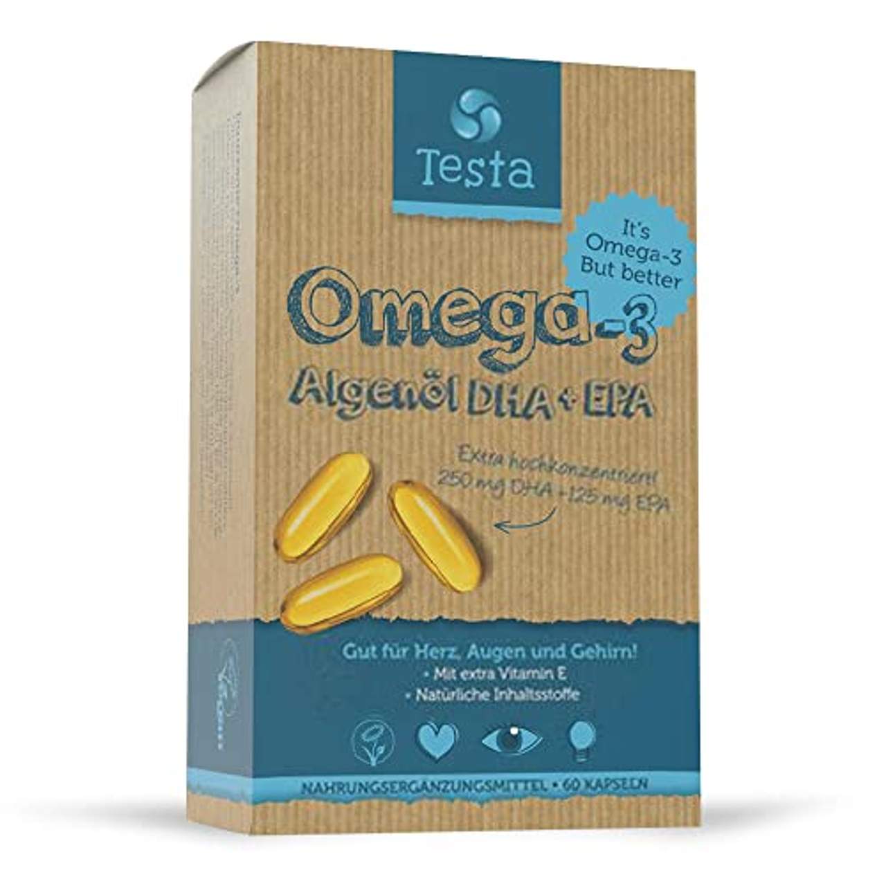 Testa Omega 3 Omega-3 Vegan Kapseln
