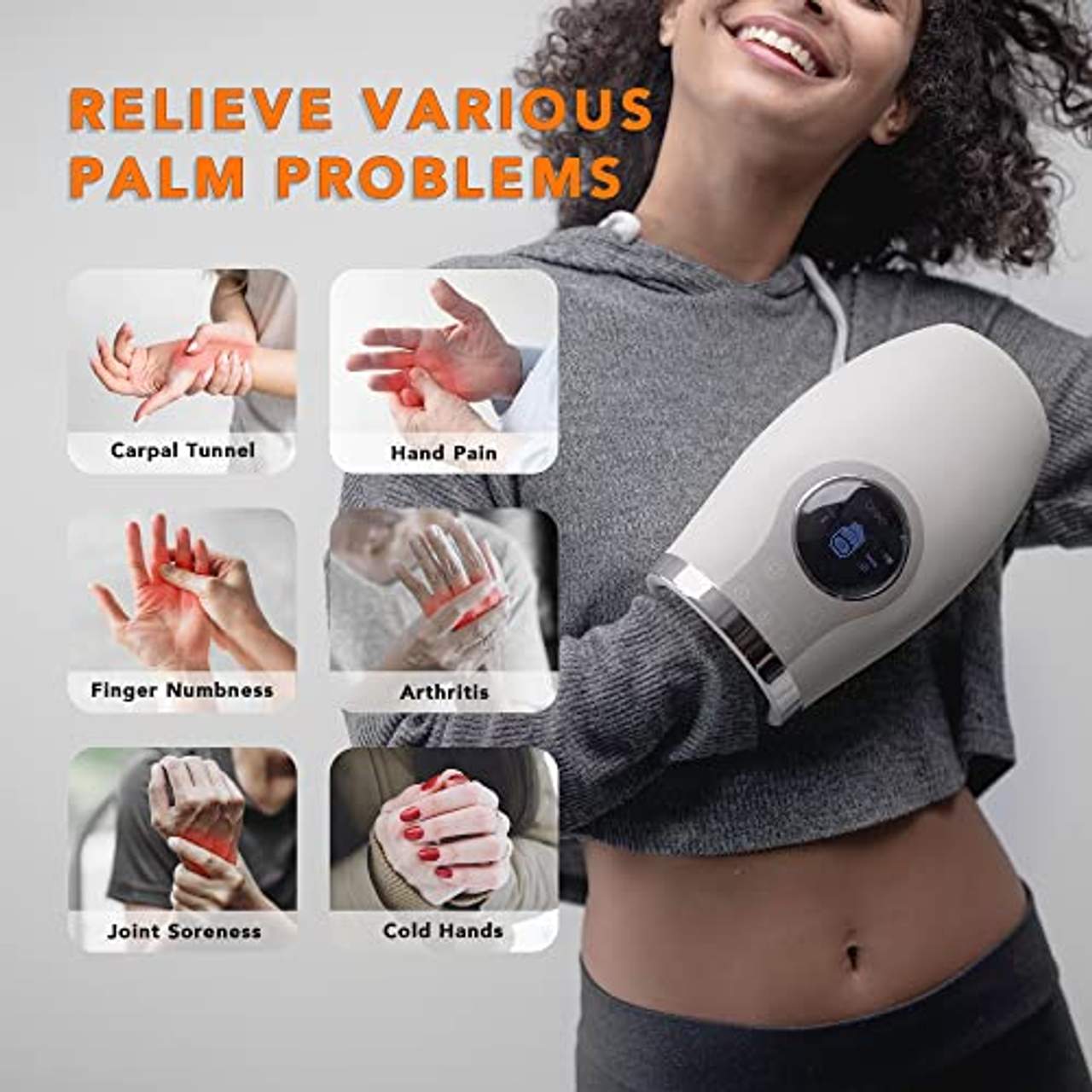 Breo Handmassagegeräte mit Wärme zur Entspannung und Schönheit von Händen und Fingern