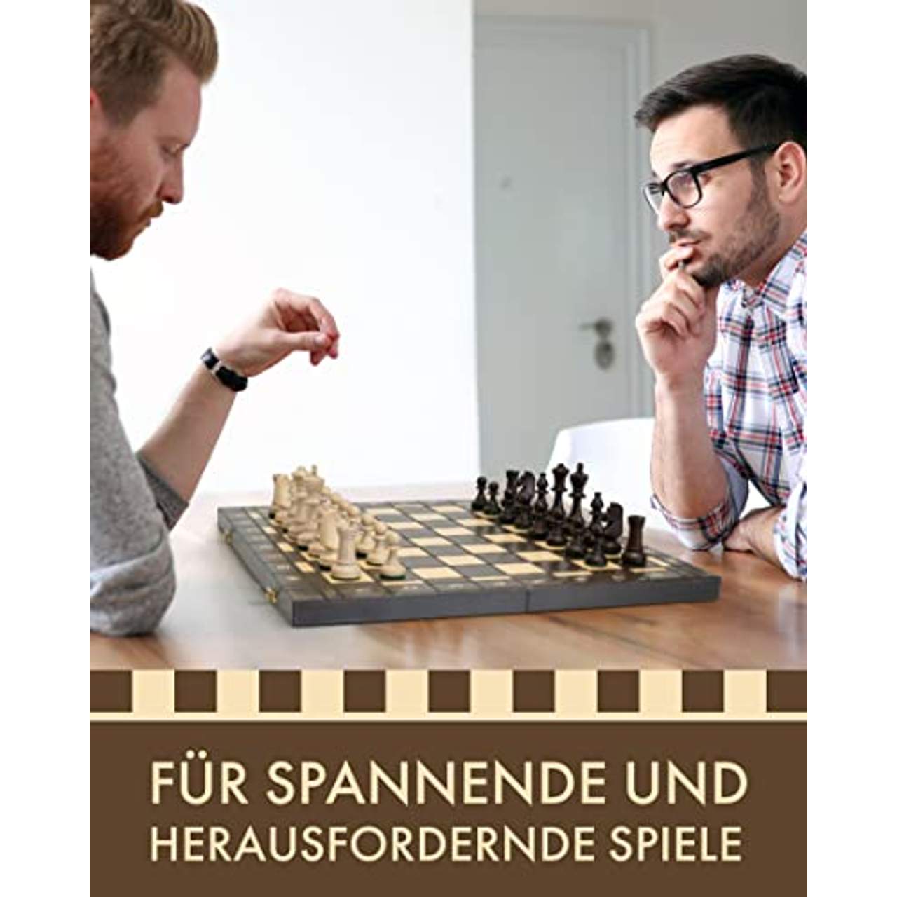 Chessebook Schachspiel Bug 41 x 41 cm Holz