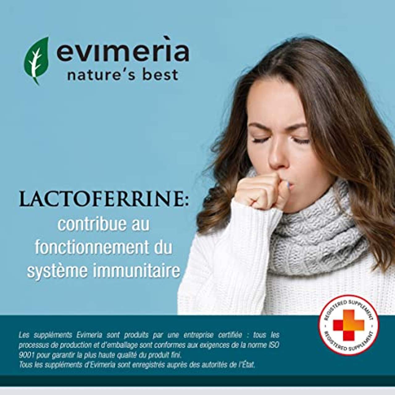 Evimeria Pure Lactoferrin 200 mg und Zink