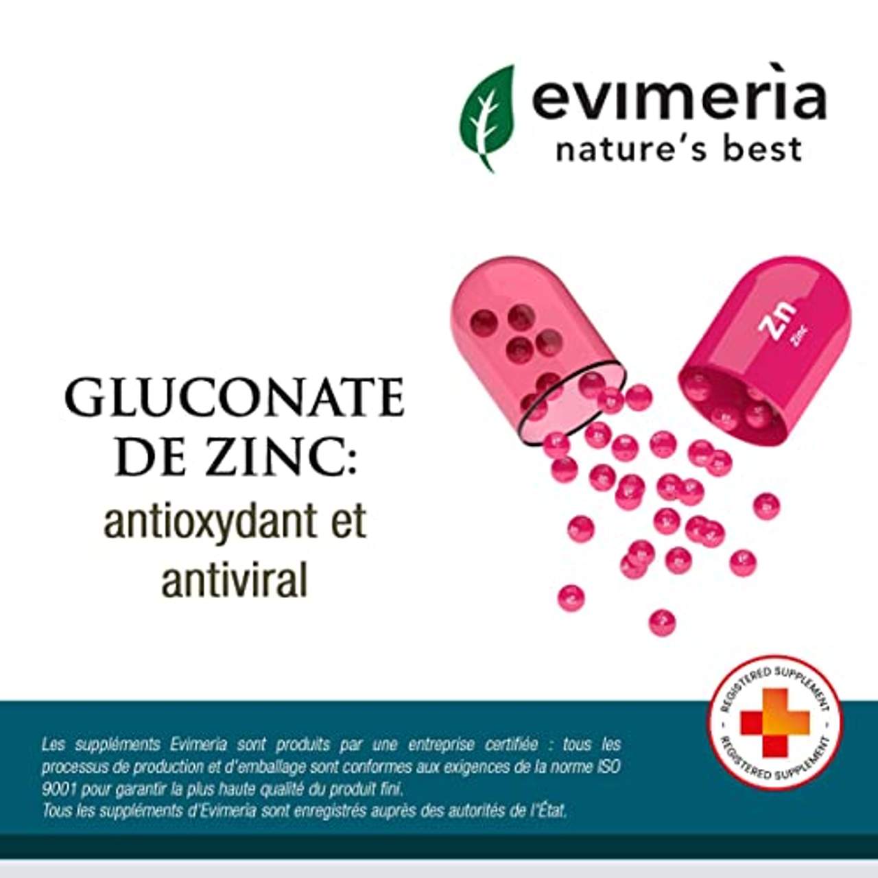 Evimeria Pure Lactoferrin 200 mg und Zink