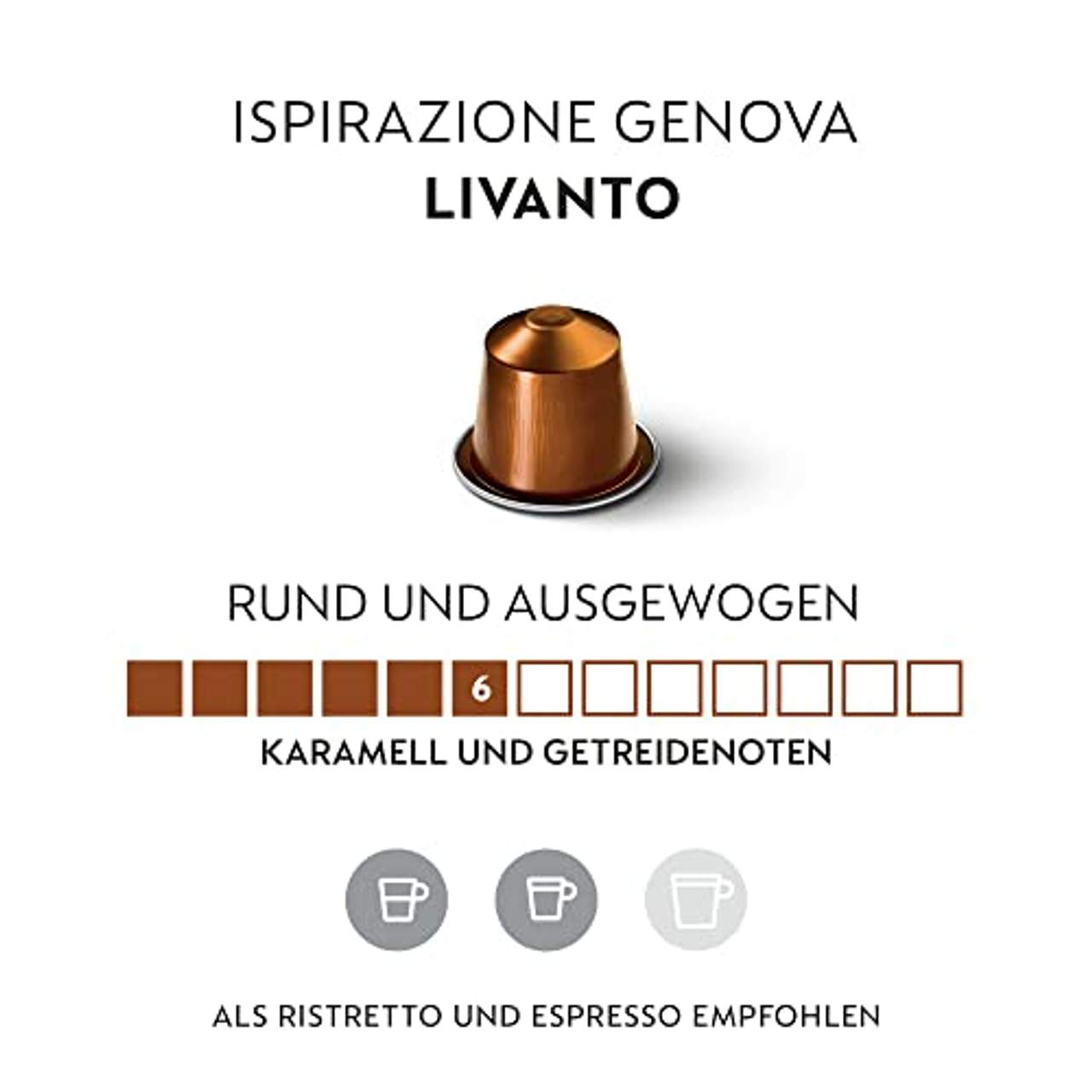 Nespresso Espresso Livanto 5er Pack