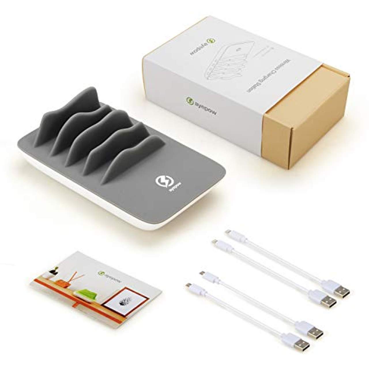 Multi USB Ladestation Qi  Fast Wireless