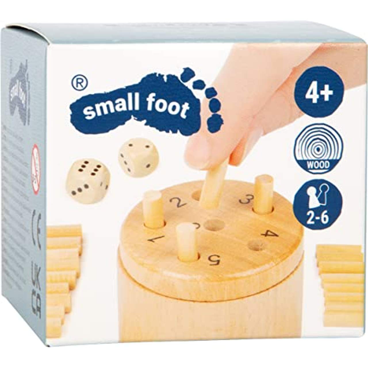 Small Foot 11365 Würfelspiel 6 Raus