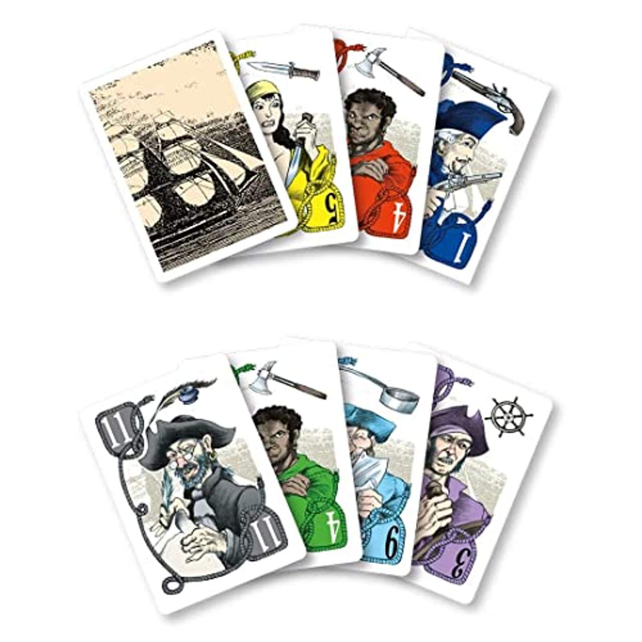 Dal Negro- Dal Negro-53443 Corsari Kartenspiel Mehrfarbig