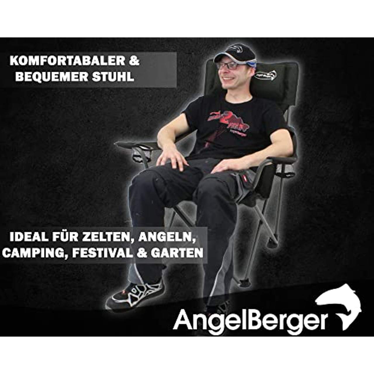 Angel-Berger Luxus Faltstuhl Klappstuhl