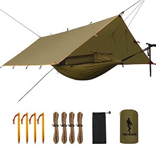 FREE SOLDIER Camping taktische Hängematte Tarp Kit-2 Person leichte