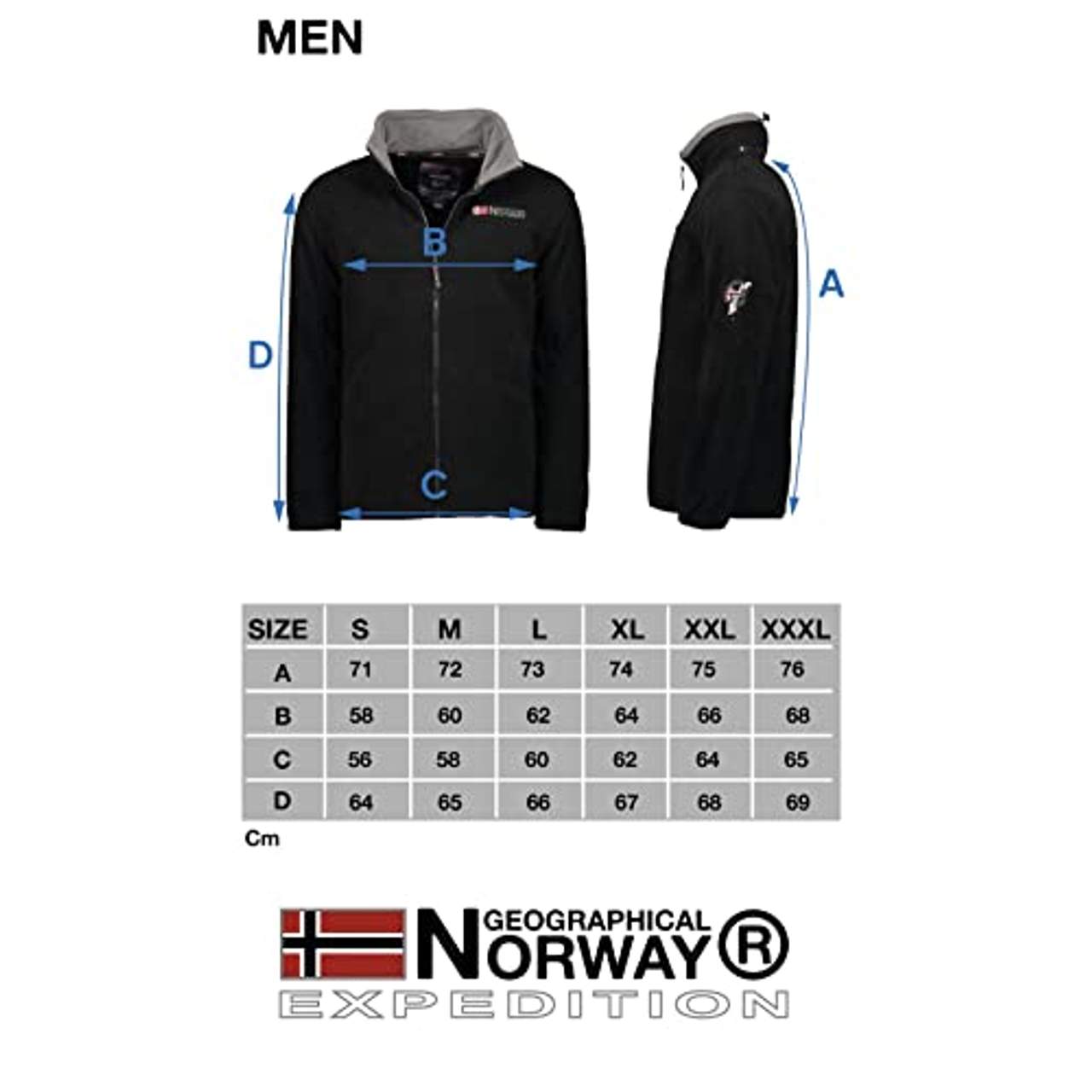 Geographical Norway Herren Fleecejacke Tamazonie Men Navy