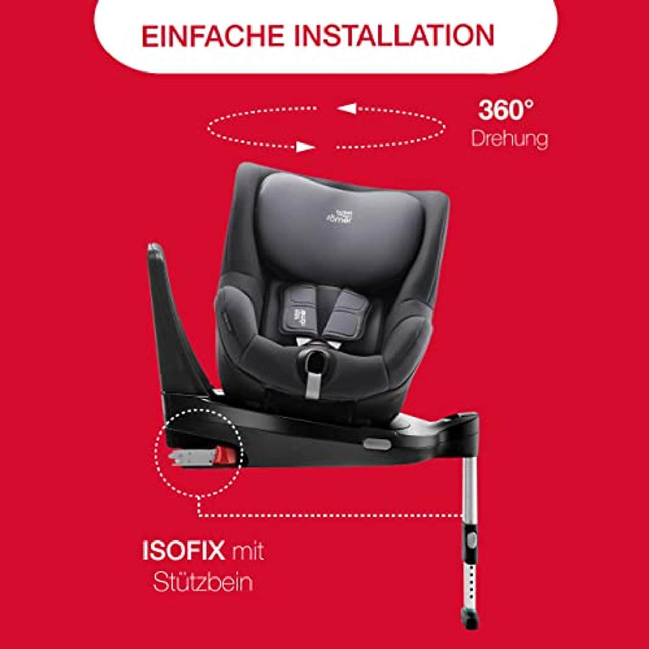 Britax Römer Kindersitz Dualfix Z-LINE 360° drehbar