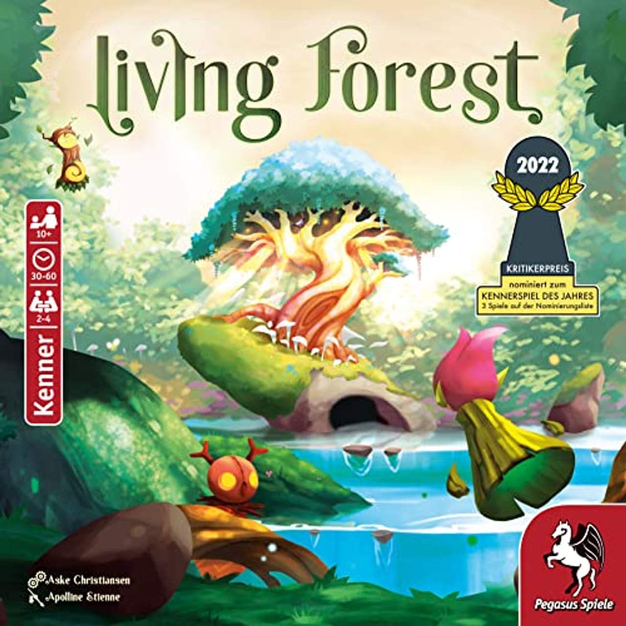 Pegasus Spiele 51234G Living Forest Kennerspiel des Jahres 2022