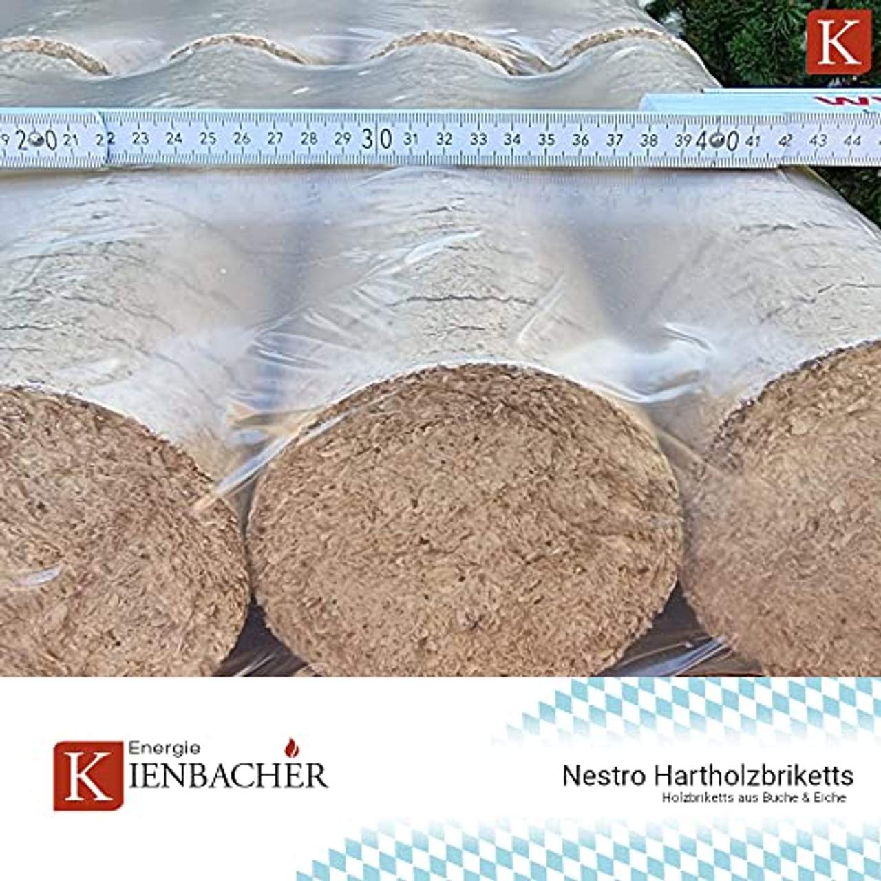 500kg Palette Nestro Holzbriketts Hartholz Brenn Kamin Ofen Heiz Holz