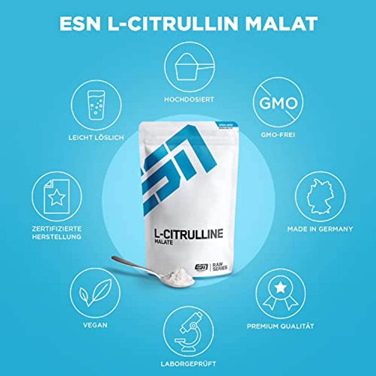 ESN L-Citrullin Malat 500g Beutel