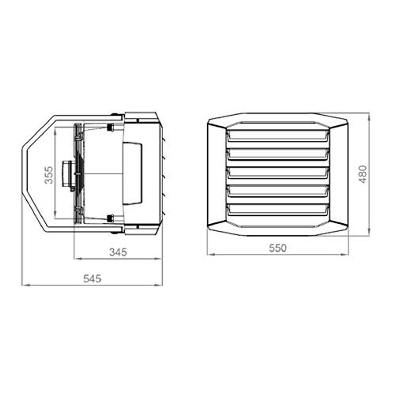 Luftheizer 10 kW Lufterhitzer Hallenheizung Luftheizung