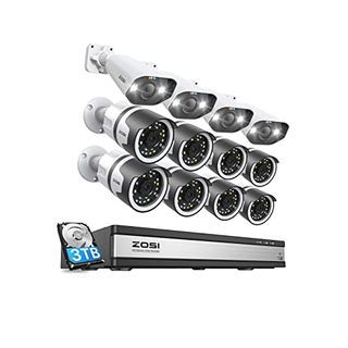 ZOSI 5MP PoE Überwachungskamera Set