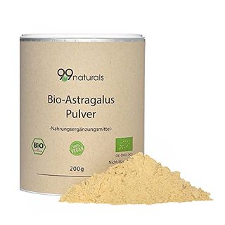 Bio Astragalus Pulver von 99naturals in der praktischen Öko-Membrandose