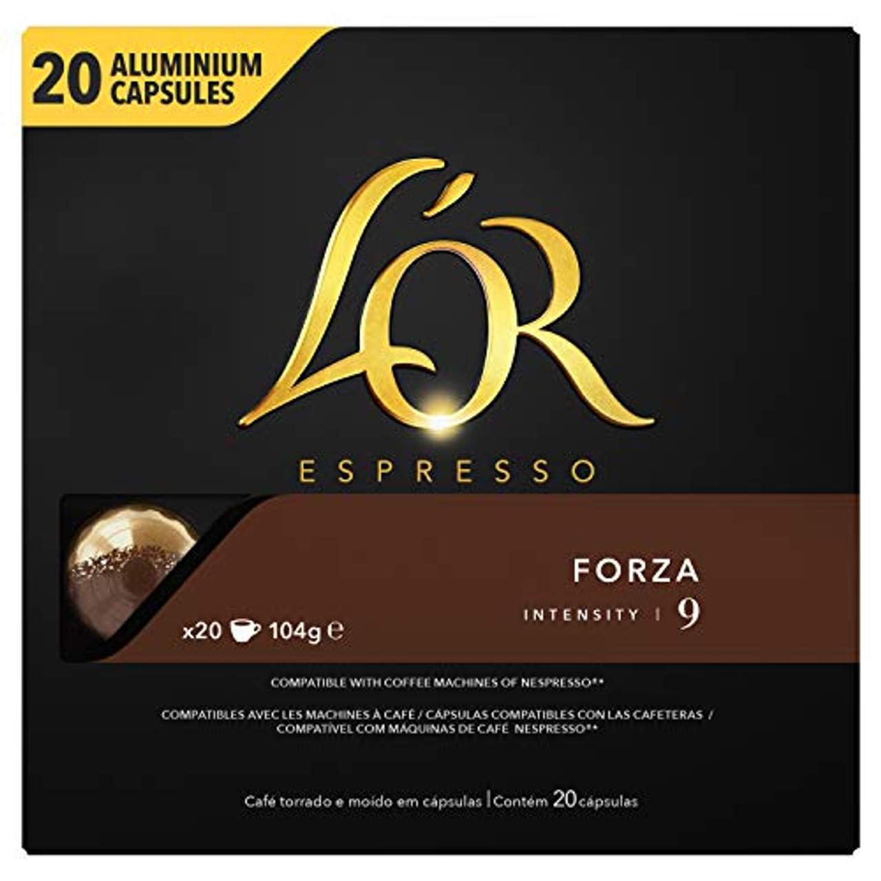 L'OR Espresso Coffee Forza Intensity 9