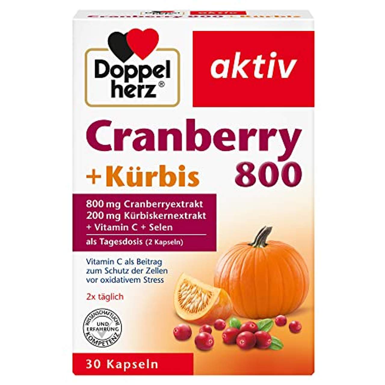 Doppelherz Cranberry Kürbis Mit Vitamin C