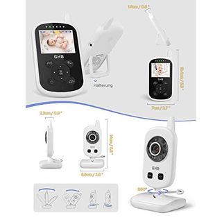 GHB Babyphone mit Kamera Video Baby Monitor  