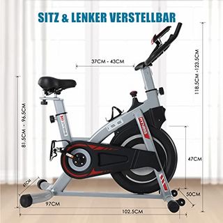 ISE Profi Indoor Cycle Ergometer Heimtrainer