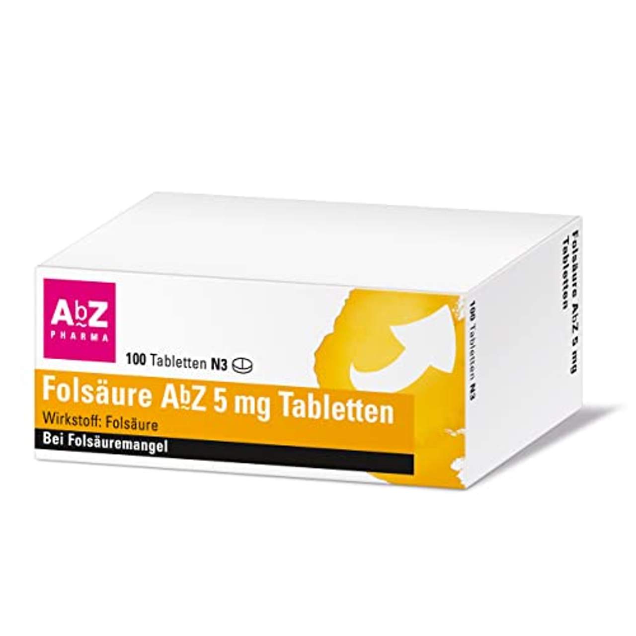 Folsäure AbZ 5 mg Tabletten bei Folsäuremangel