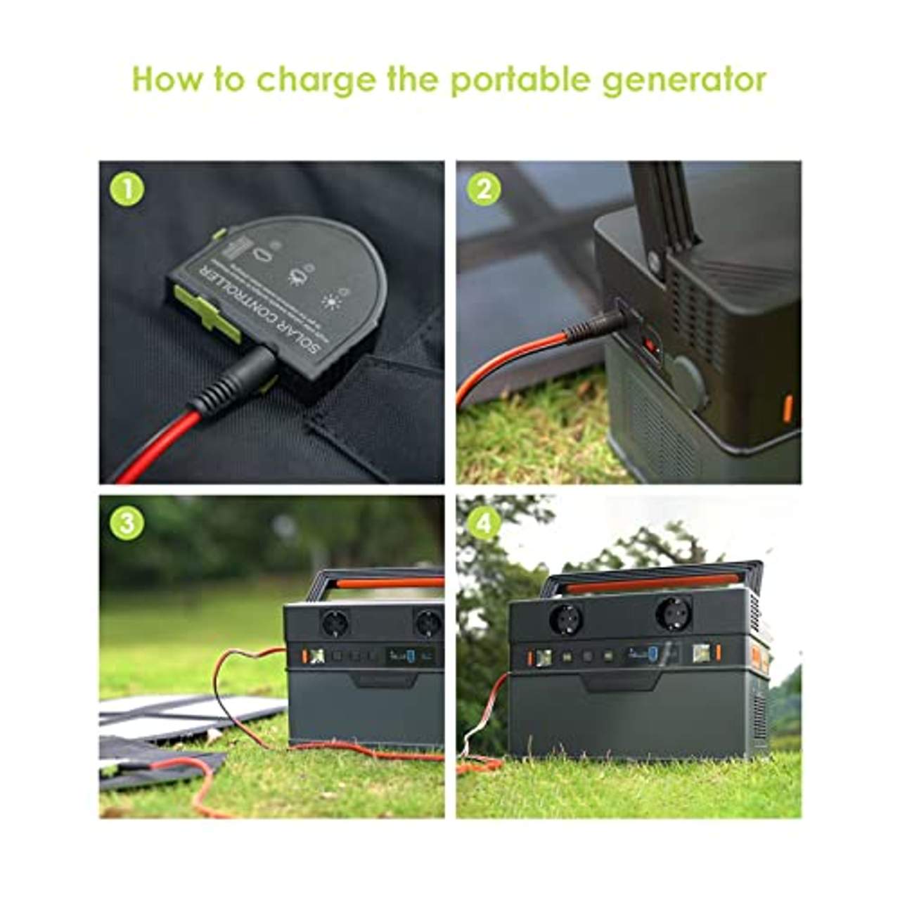 ALLPOWERS 700W + 1x100W faltbarem Solarpanel 