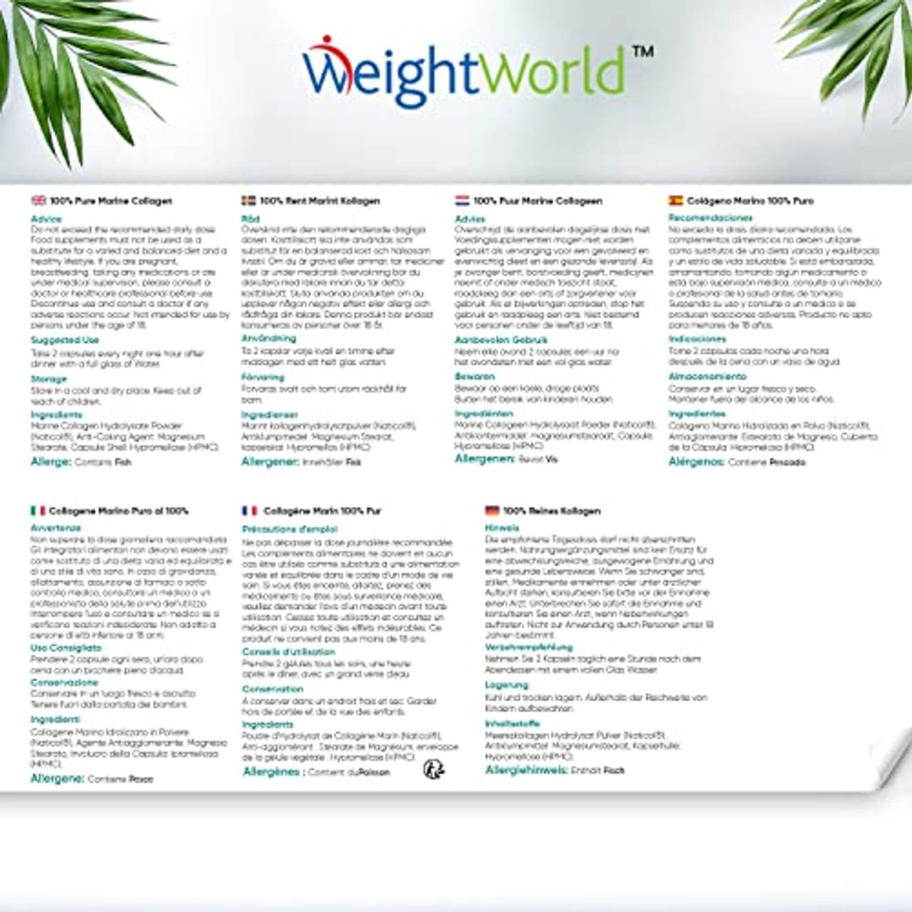 WeightWorld Kollagen Kapseln