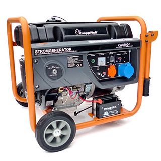 KnappWulf Stromerzeuger KW8300-1 Generator Notstromaggregat 1-Phasig 230V