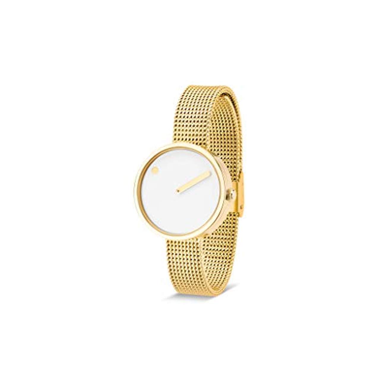 Picto Damen-Uhren Analog Quarz One Size Gold  