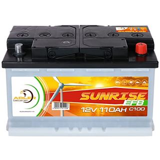 Solarbatterie 110Ah 12V Solar Akku Wohnmobil Boot Wohnwagen