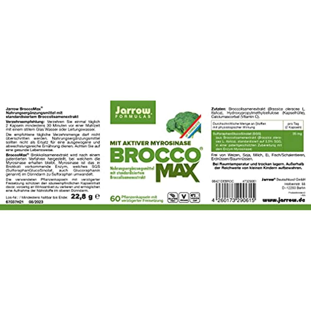 Jarrow BroccoMax Brokkoliextrakt