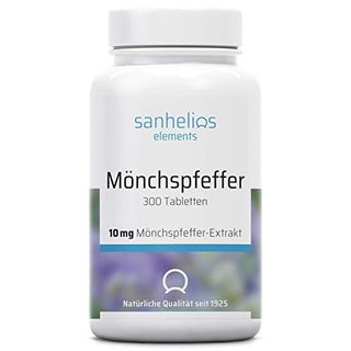 Sanhelios Mönchspfeffer Hochdosiert 300 vegane Mikro-Tabletten