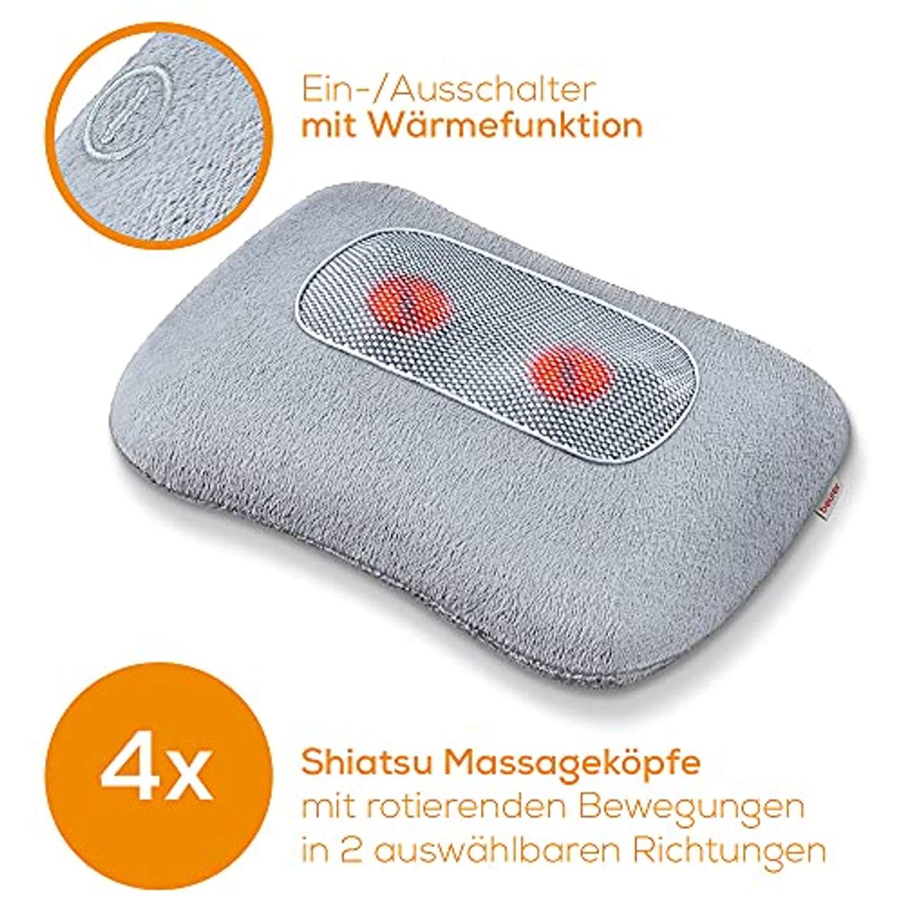 Beurer MG 145 Massagekissen Rücken-Nacken-Massagegerät