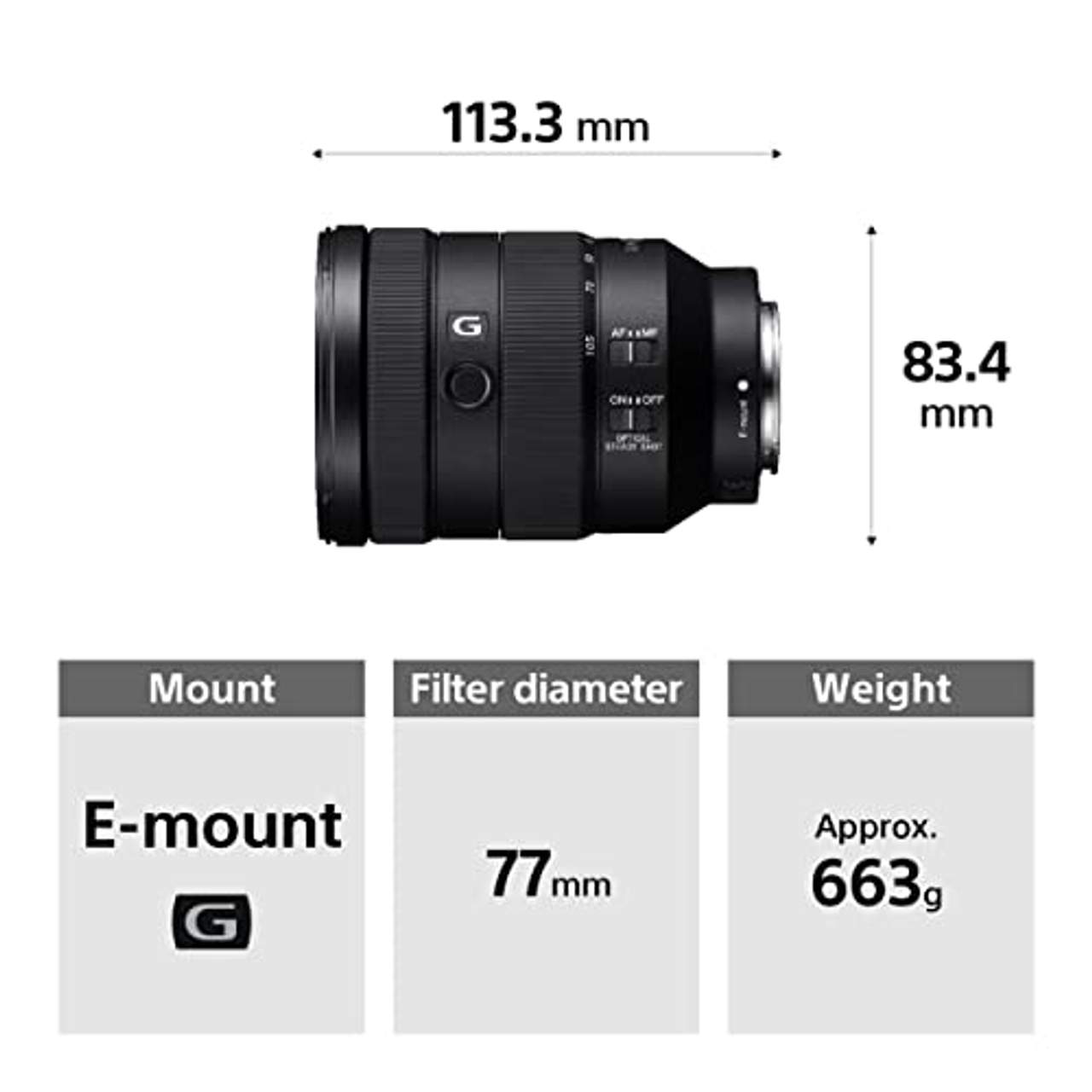 Sony SEL-24105G G Standard Zoom-Objektiv