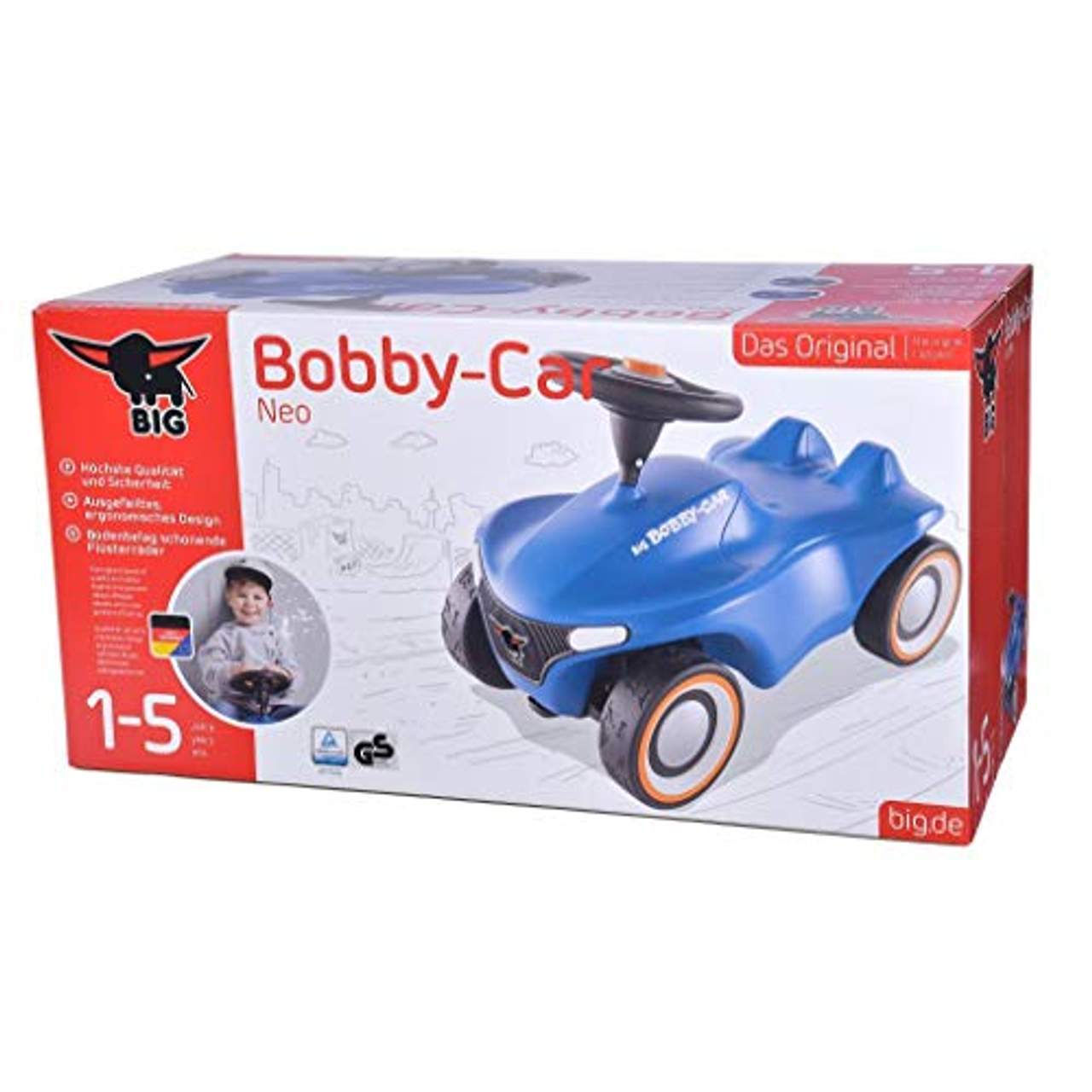 BIG-Bobby-Car Neo Blau Rutschfahrzeug