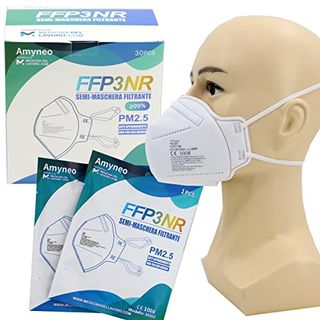 medicinadellavoro.com 30 FFP3 mit Gummibändern Mund- und Nasenschutz Maske mit EC Zertifizierung