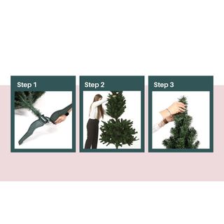 DecoKing Weihnachtsbaum Künstlich 180 cm grün Tannenbaum Christbaum