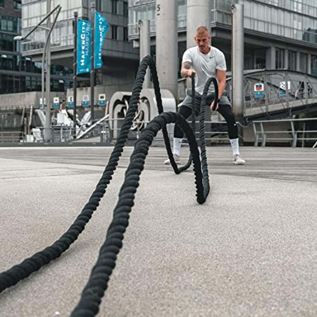 SportPlus Battle Rope Seillänge 9 Meter
